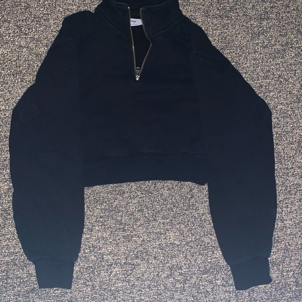 Black tna Quarter zip